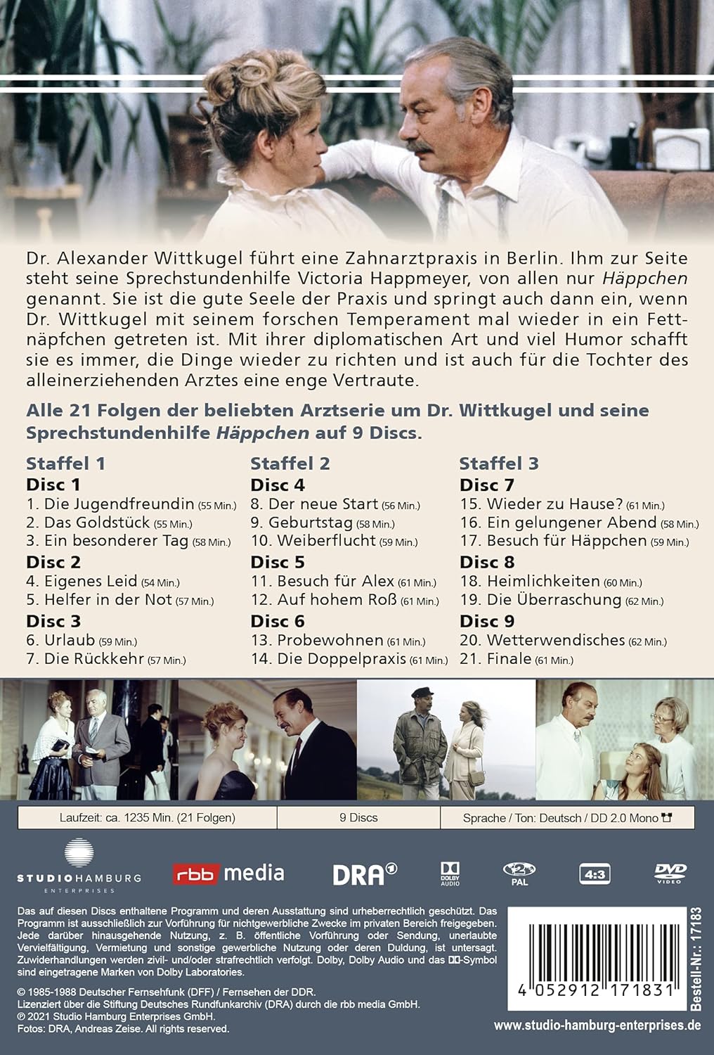 Zahn um Zahn - Die komplette Serie (DDR-TV-Archiv) [9 DVDs], DVD