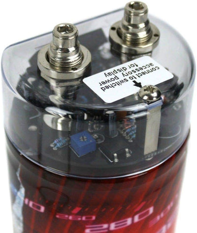 1 kondensator kompatibel mit BOSS 2 Farad-systeme bis 2000 watt rms 1 2 3 4 5 10 mit zündkabel fernw
