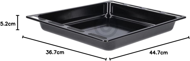 Hohes Backblech kompatibel mit e Hotpoint C0099622 kompatibel mit Whirlpool 482000022808 emaillierte