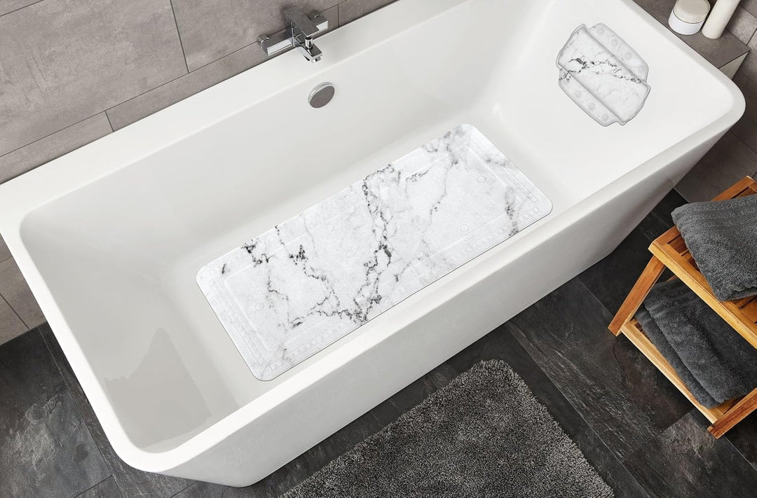 Kleine Wolke Marble, PVC Schaum, Anthrazit, Wanneneinlage, 4004478268135 Wanneneinlage Anthrazit, Wa
