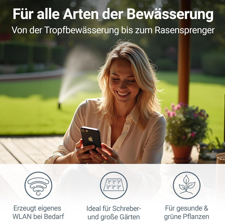 Bewässerungscomputer Jardana / Bewässerungscomputer 4 Ausgänge für automatisches Bewässerungssystem