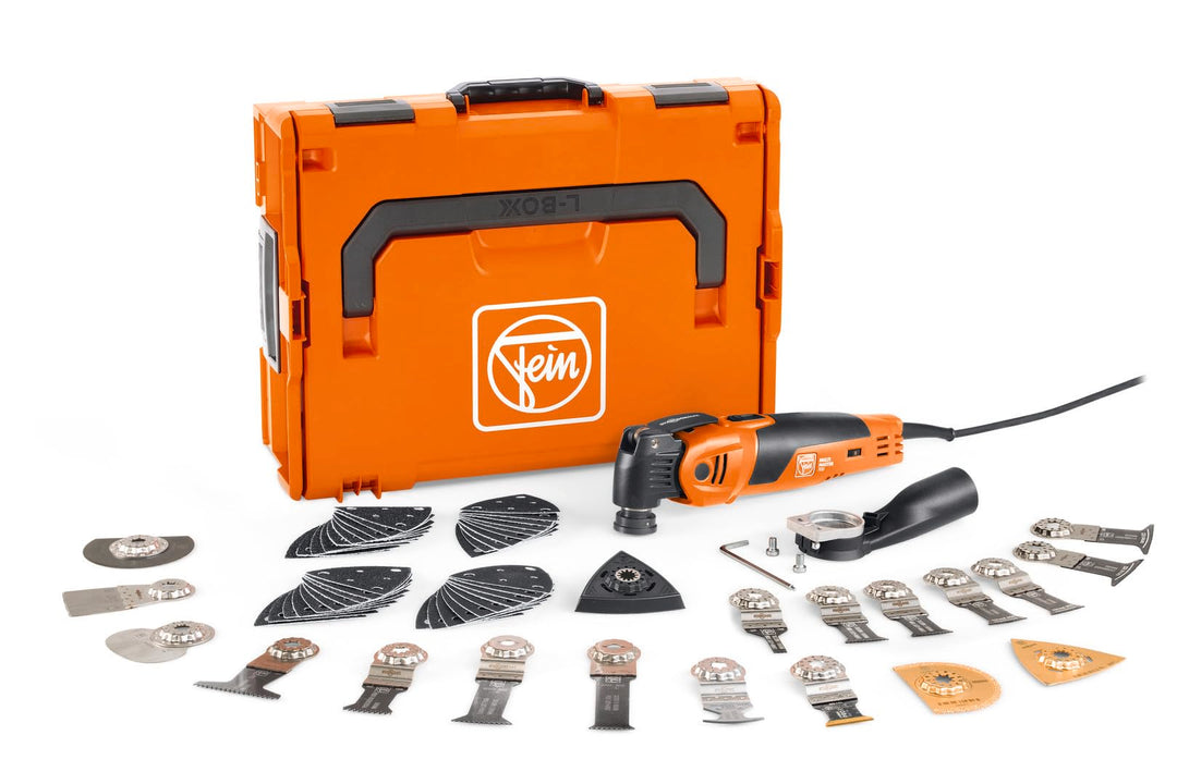 FEIN Multimaster MM 700 Max Top, Unser bestes MultiTool mit 60 Zubehören zum Sägen, Schleifen, Schne