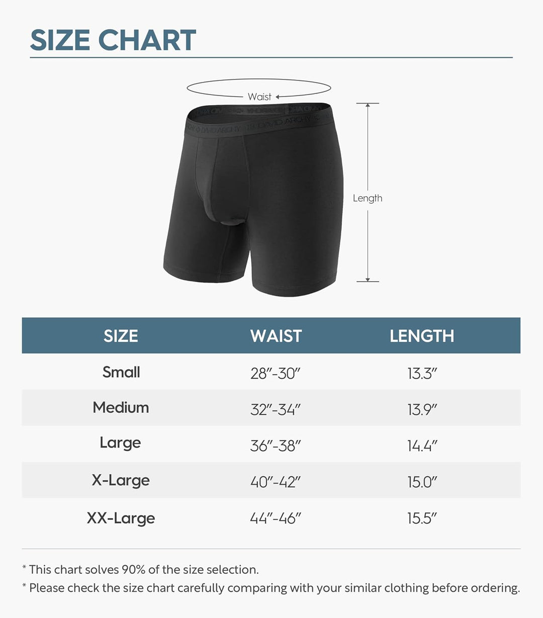 DAVID ARCHY Boxershorts Herren Modal mit Eingriff Separat Beutel Microfaser Multipack Unterhosen Fun