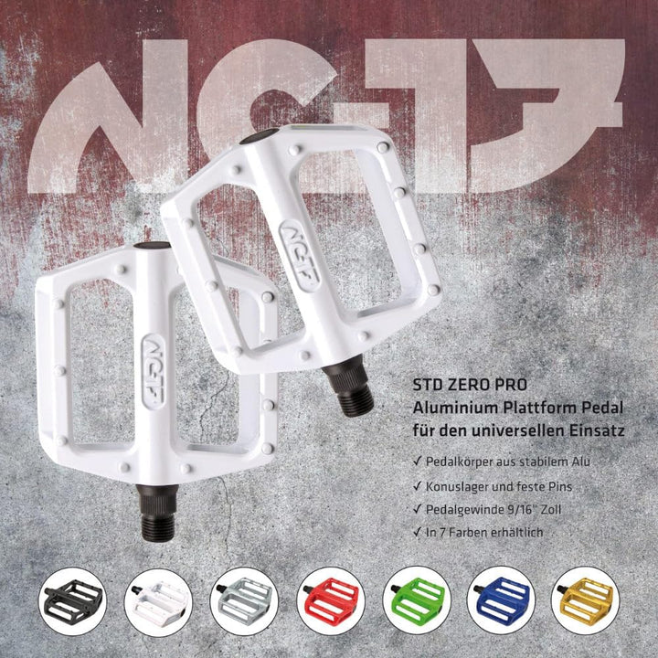 NC-17 STD Zero Pro Aluminium Plattform Pedale / Fahrrad Pedale MTB / Mountainbike Pedal / BMX Pedal