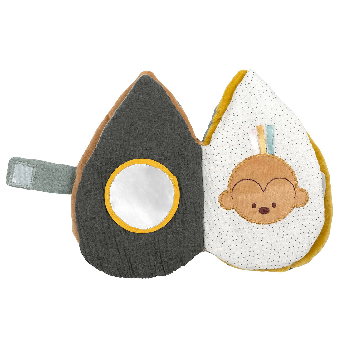 Nattou Aktivitätsbuch für Stoffe Aktivitätsbuch grün, Aktivitätsbuch grün