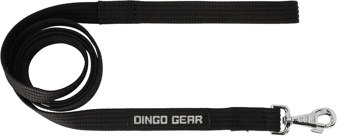 Dingo Gear Hundeleine aus Stylonband Länge 200 cm Breite 2,8 cm Leine Einzel für Starke grosse Hund