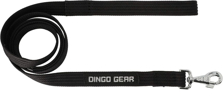 Dingo Gear Hundeleine aus Stylonband Länge 200 cm Breite 2,8 cm Leine Einzel für Starke grosse Hund