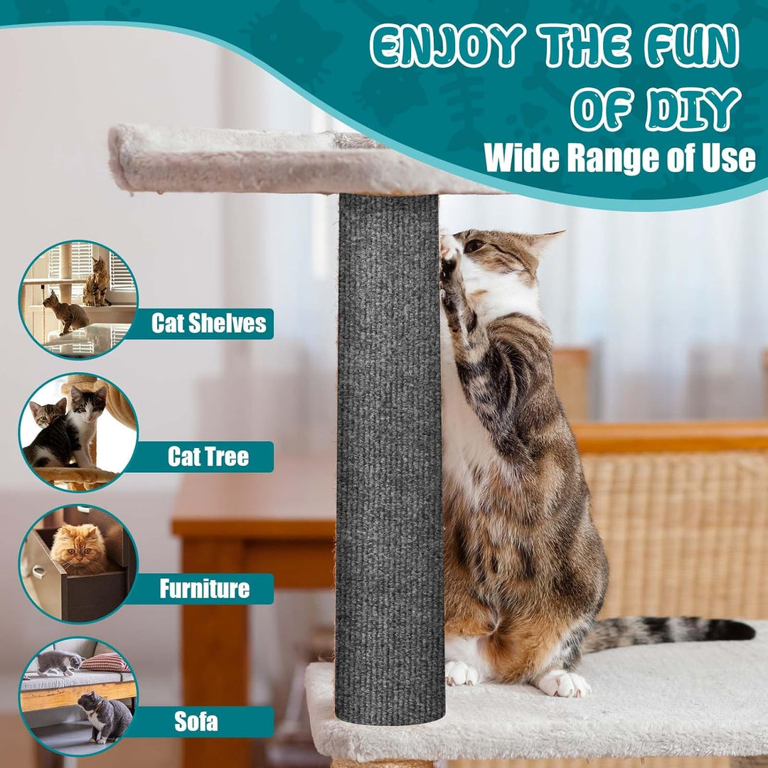Kratzmatte Katze selbstklebend Kratzteppich Katze Wand Kratzbretter Sofa Kratzschutz Kratzmatte für