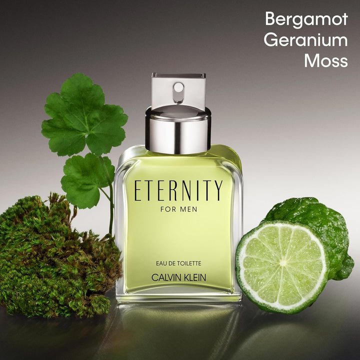 CALVIN KLEIN Eternity Eau de Toilette for him, holzig-aromatischer Herrenduft 200 ml (1er Pack) Sing