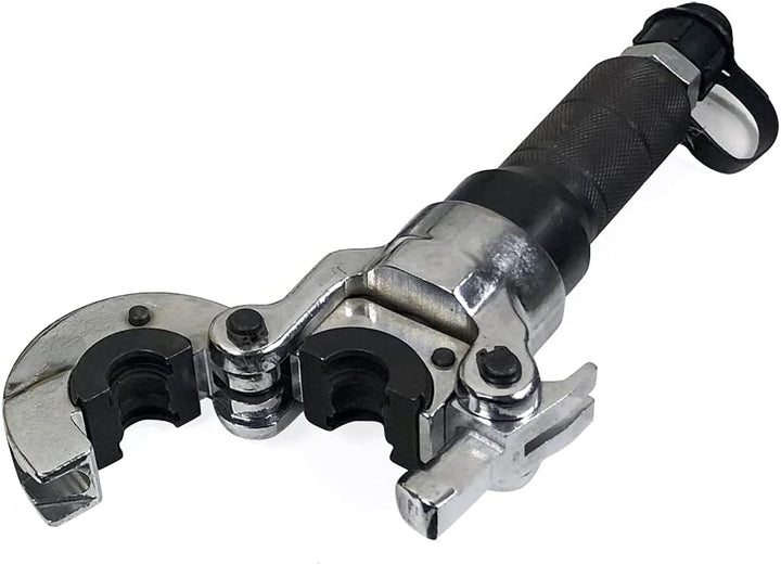 Hydraulische Presszangen 6T - 360° drehbarer Kopf - Kupferrohr Crimpwerkzeug mit 9 Matrizen - Leicht