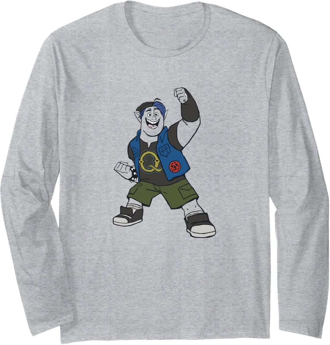 Disney Pixar Onward Barley Lightfoot Portrait Langarmshirt