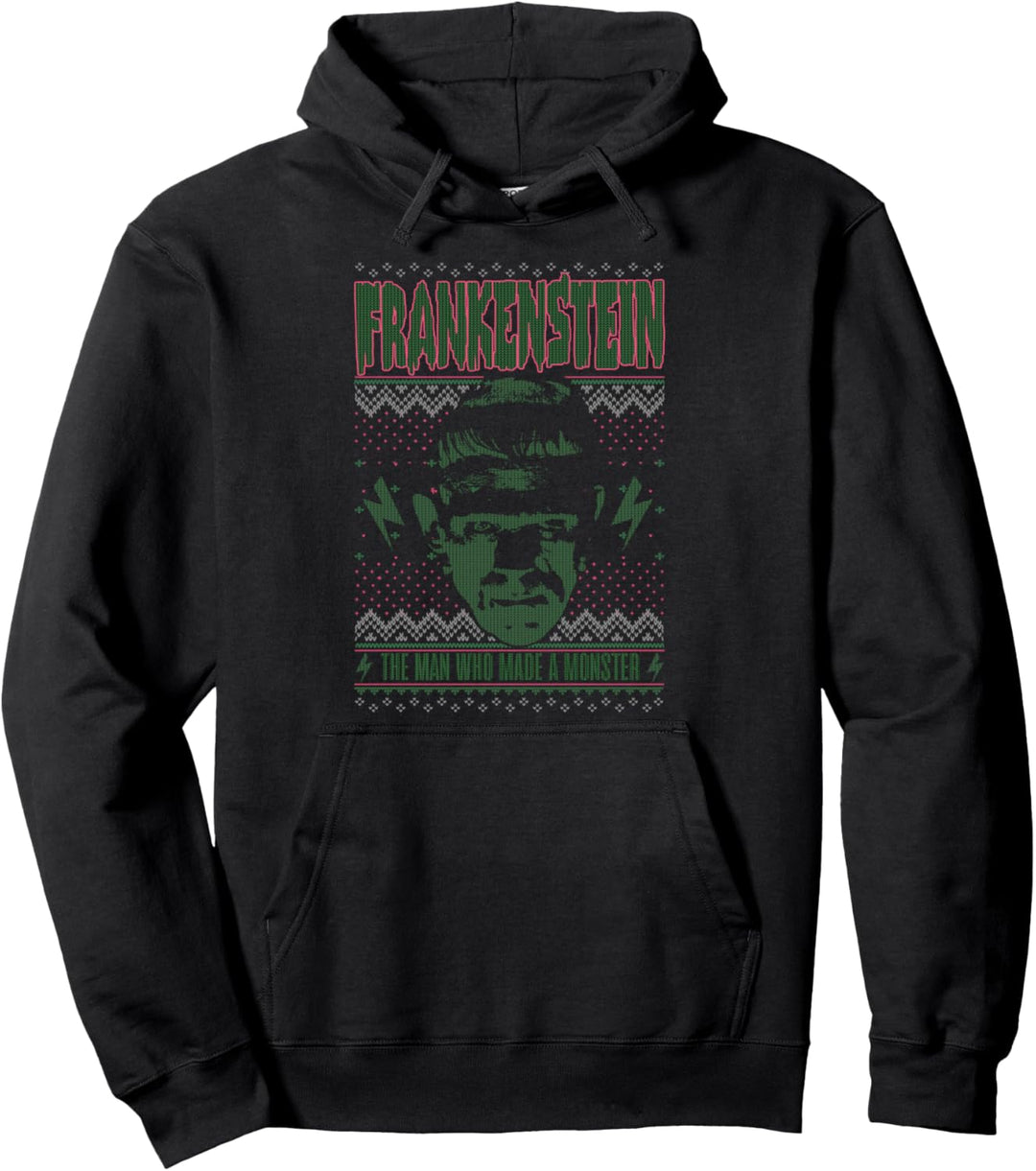 Universal Monsters Christmas Frankenstein Monster Pullover Hoodie