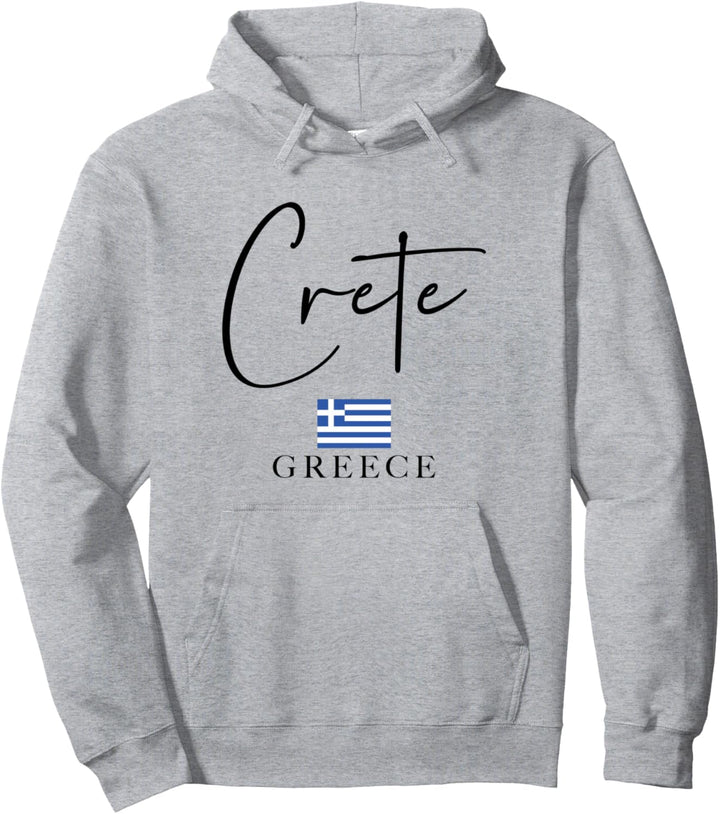 Griechenland-Flagge Urlaub – Insel Kreta Pullover Hoodie