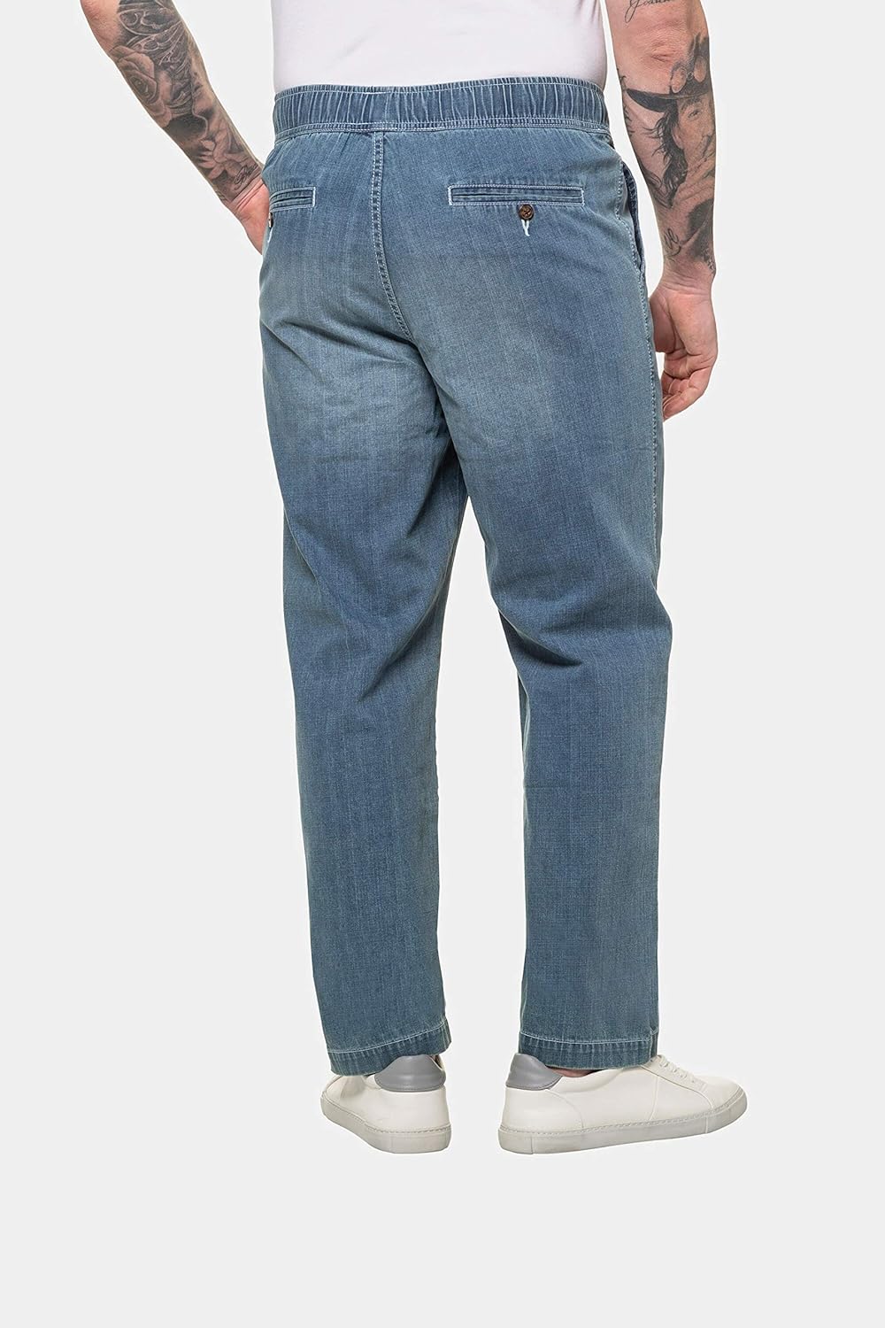 JP 1880 Herren grosse Grössen Übergrössen Menswear L-8XL Hose, Jeanslook, 4-Pocket, Relaxed Fit 7268