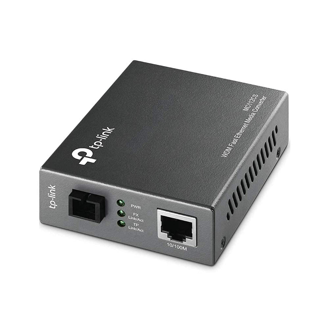 TP-Link 10/100 Mbps WDM Media Converter, Complies with 802.3u 10/100Base-TX, 100Base-FX Standards Ex