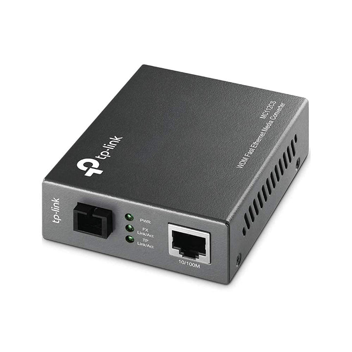 TP-Link 10/100 Mbps WDM Media Converter, Complies with 802.3u 10/100Base-TX, 100Base-FX Standards Ex