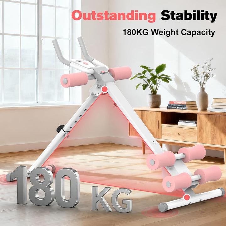 RELIFE REBUILD YOUR LIFE Bauchmuskel Trainer Bauch Trainingsgerät Bauchtrainer für Zuhause AB-Workou
