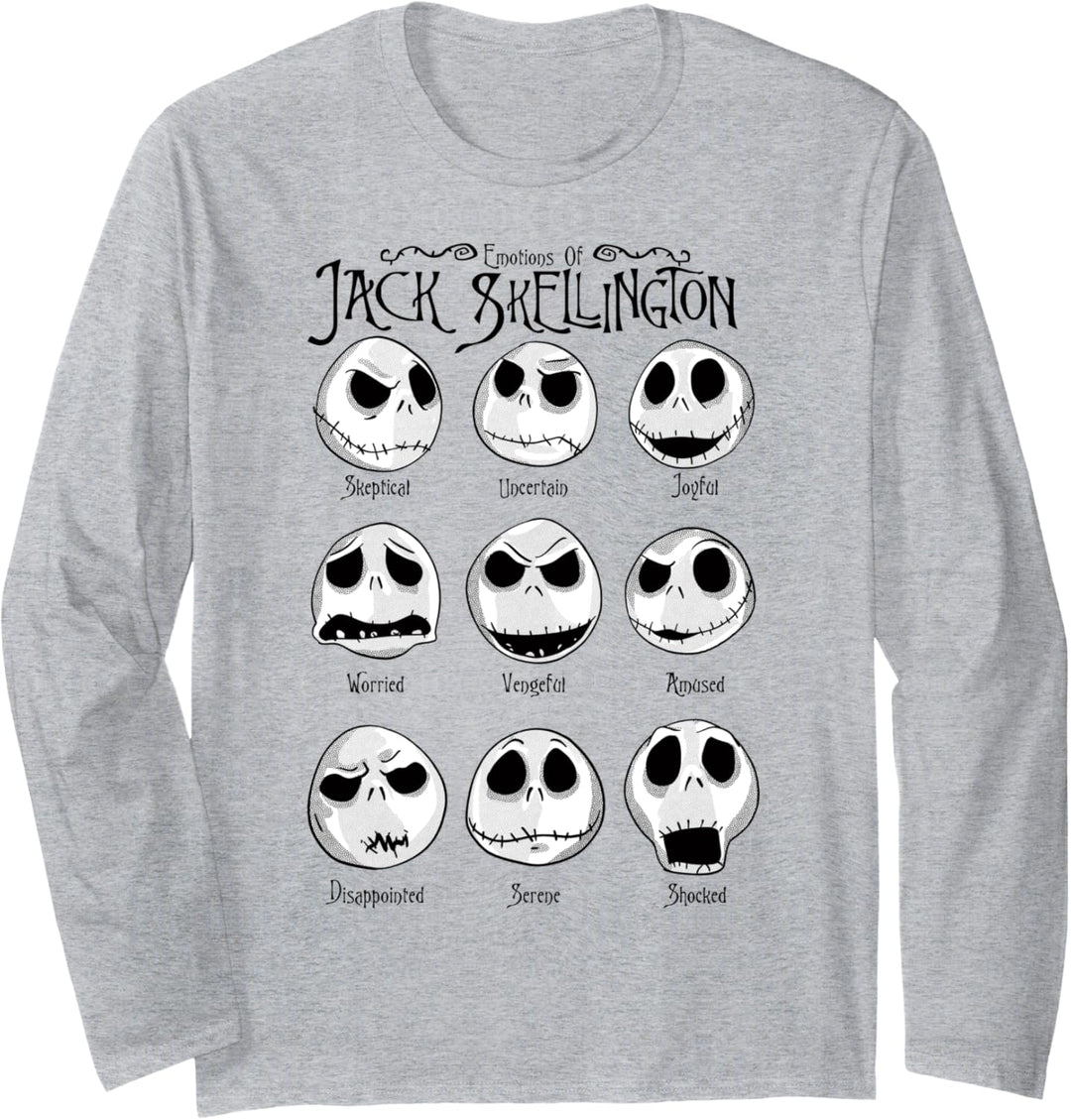Disney The Nightmare Before Christmas Emotional Jack Langarmshirt