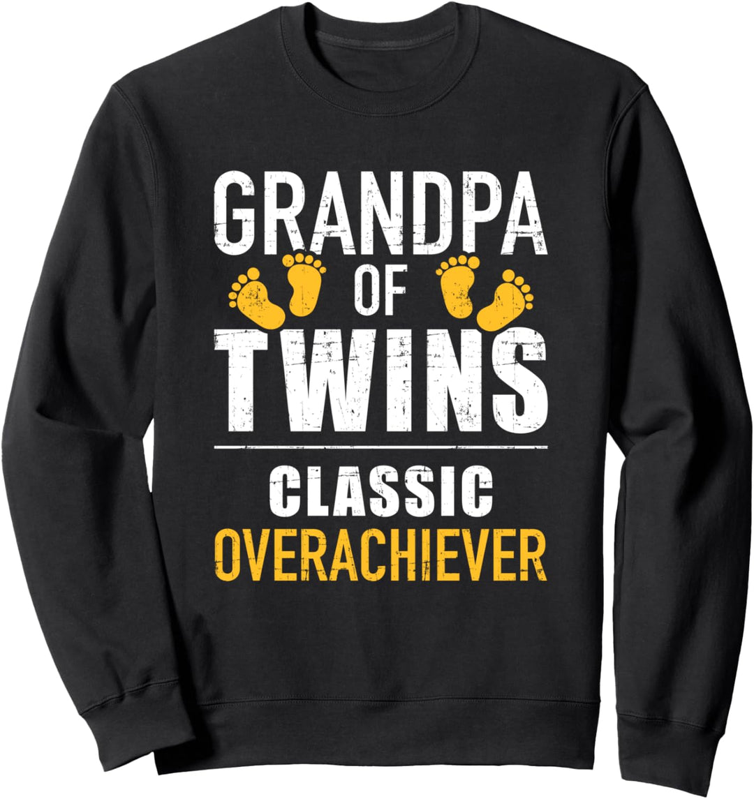Opa von Zwillingen lustiger Spruch Sweatshirt