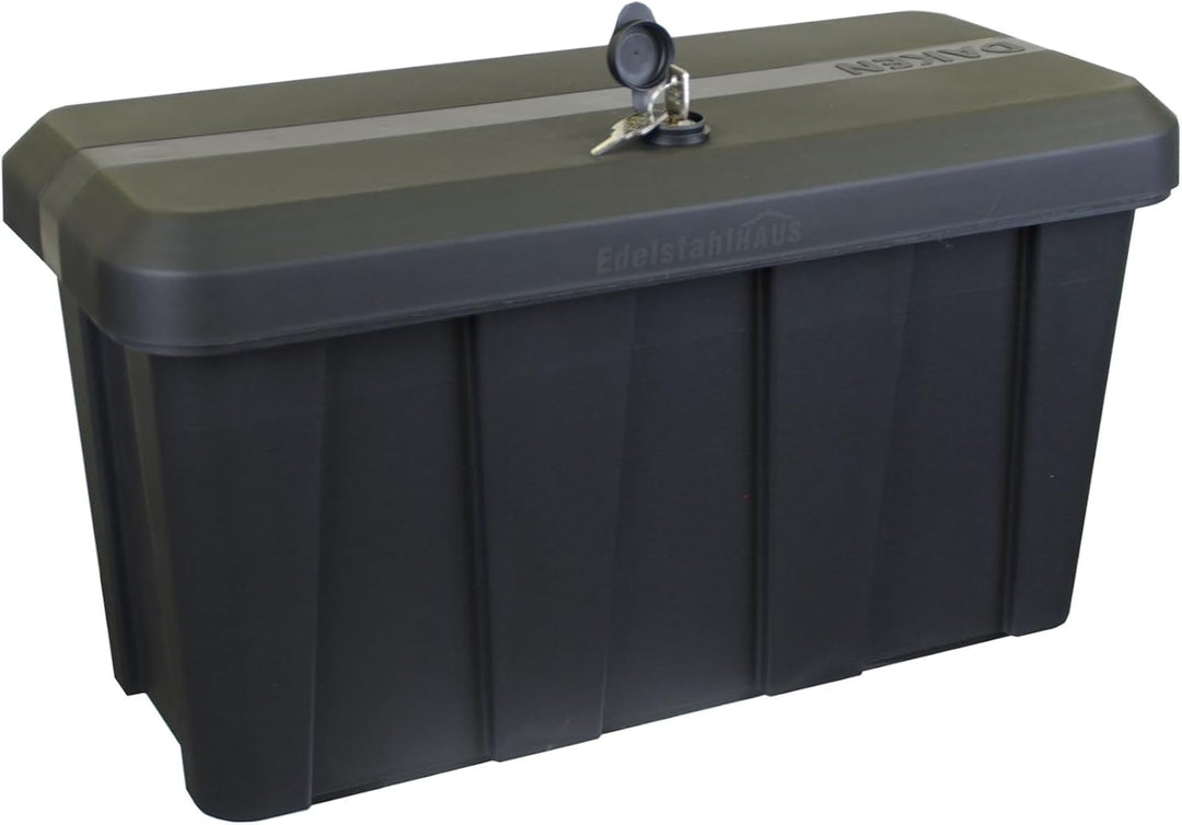 Deichselbox Daken Blackit Lite, Werkzeugkasten, Gurtkiste, Anhängerbox, Staukiste, Daken B24-2 + Hor