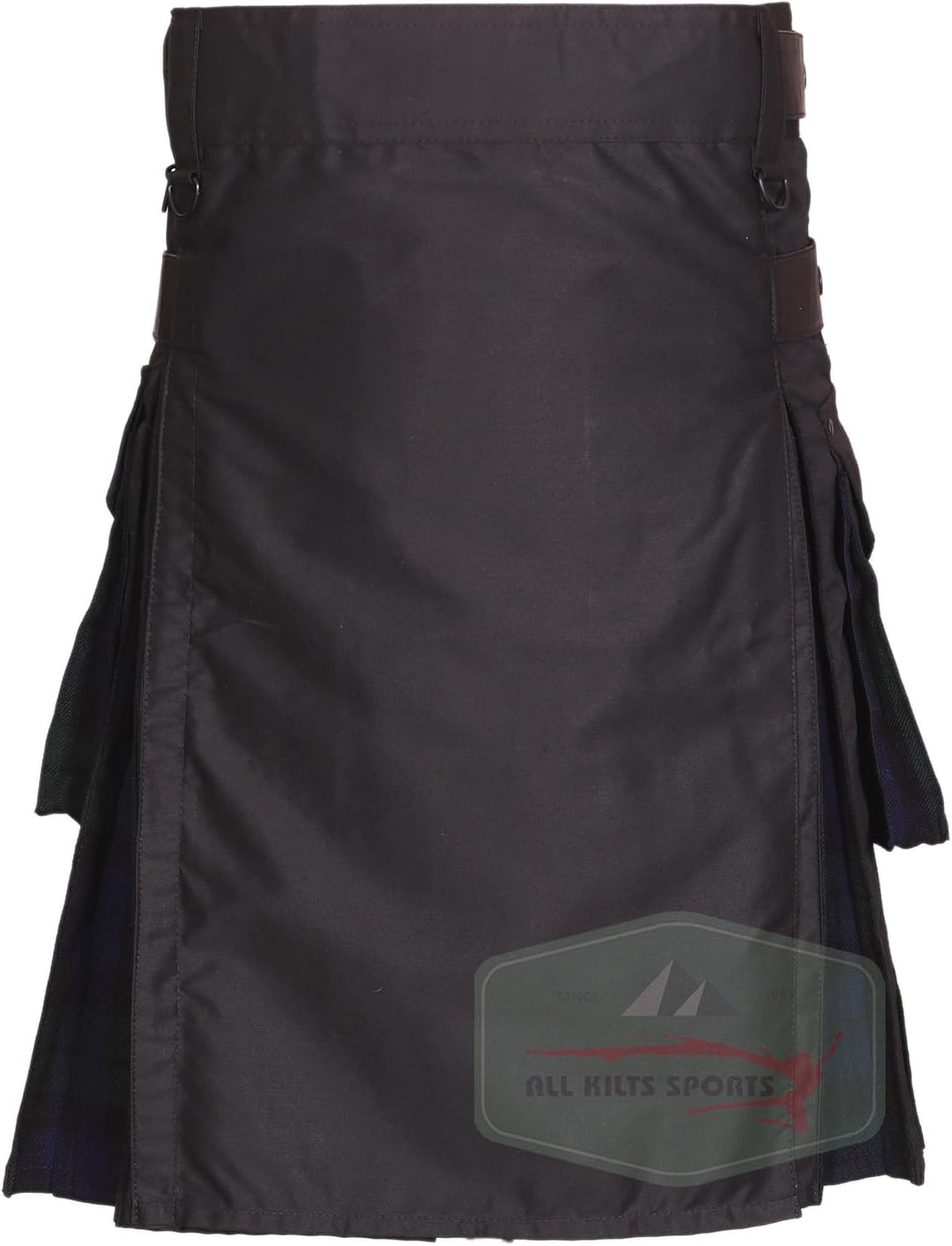 Hybird Utility-Kilts mit Lederriemen für Herren 46 Black Watch, 46 Black Watch