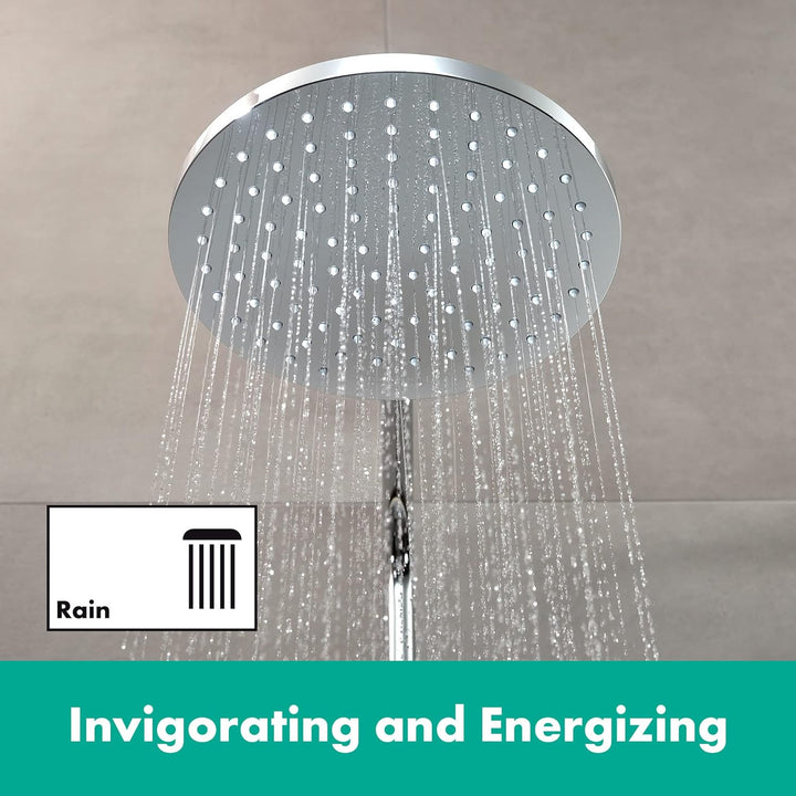 hansgrohe wassersparender Duschkopf Vernis Blend, Kopfbrause 5,4l/min, Regendusche mit 1 Strahlart,