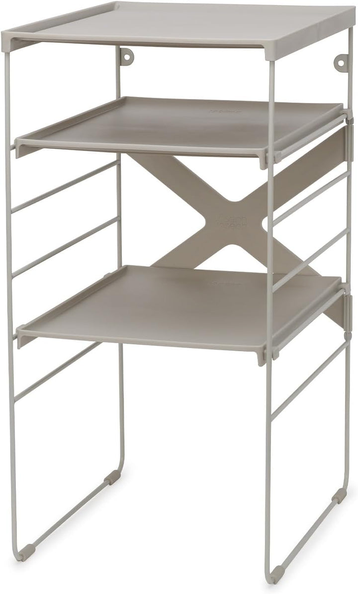 Joseph Joseph Level Verstellbar Schuhregal, Starke Schuhregale und Stahlrahmen, 4 Paar Schuhe Einfac