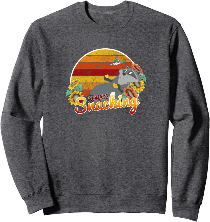 Disney Pocahontas Meeko Always Snacking Poster Sweatshirt