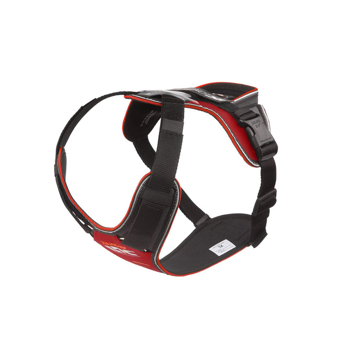 IDC Longwalk Geschirr, Rot-Grau, Grösse: XL Rot-Grau XL, Rot-Grau XL