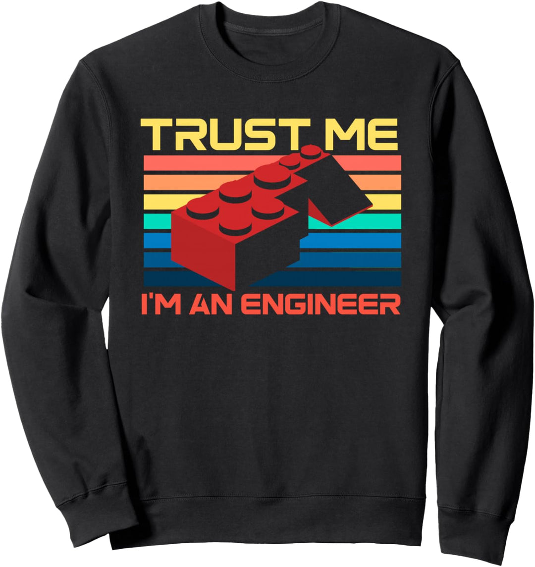 Engineer Master Builder Bausteine Maurer Sweatshirt