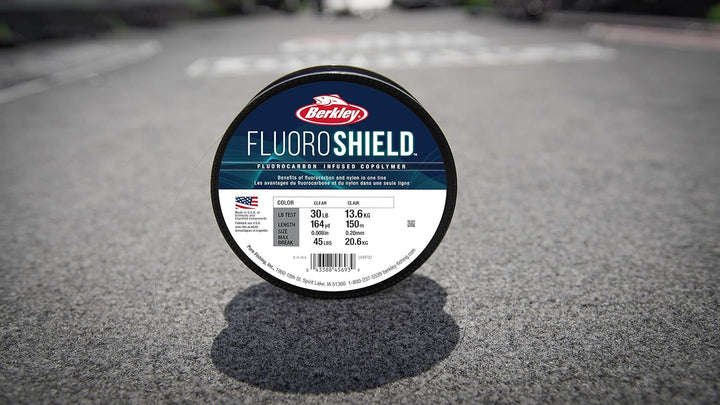 Berkley FluoroShield Fluorocarbon-Angelschnur 20,4kg| 3000yd | 2743m, 20,4kg| 3000yd | 2743m