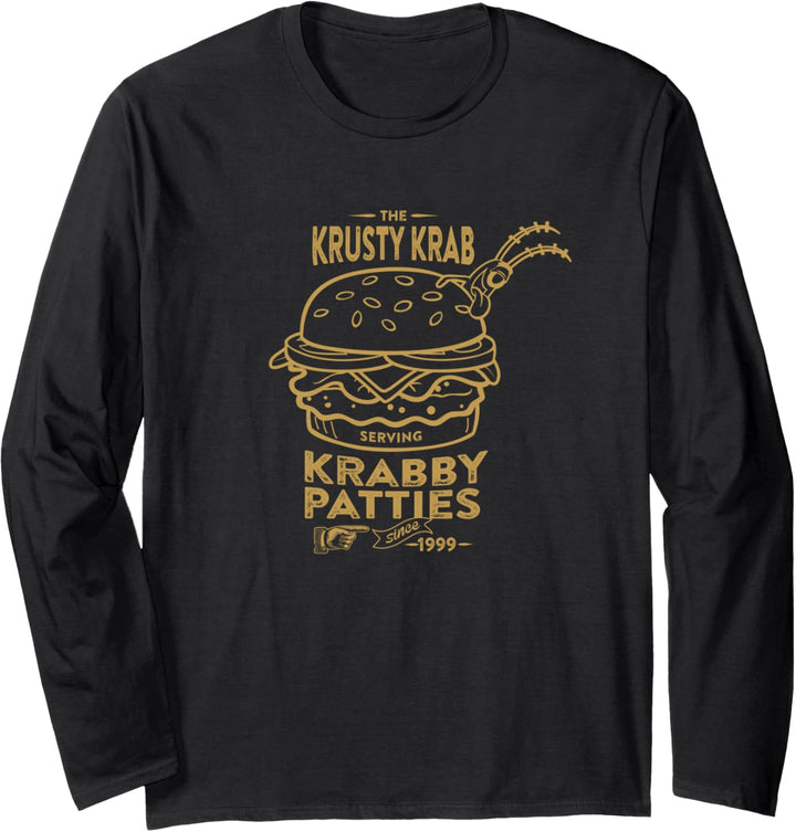 SpongeBob SquarePants Krusty Krab Krabby Patties Ad Langarmshirt