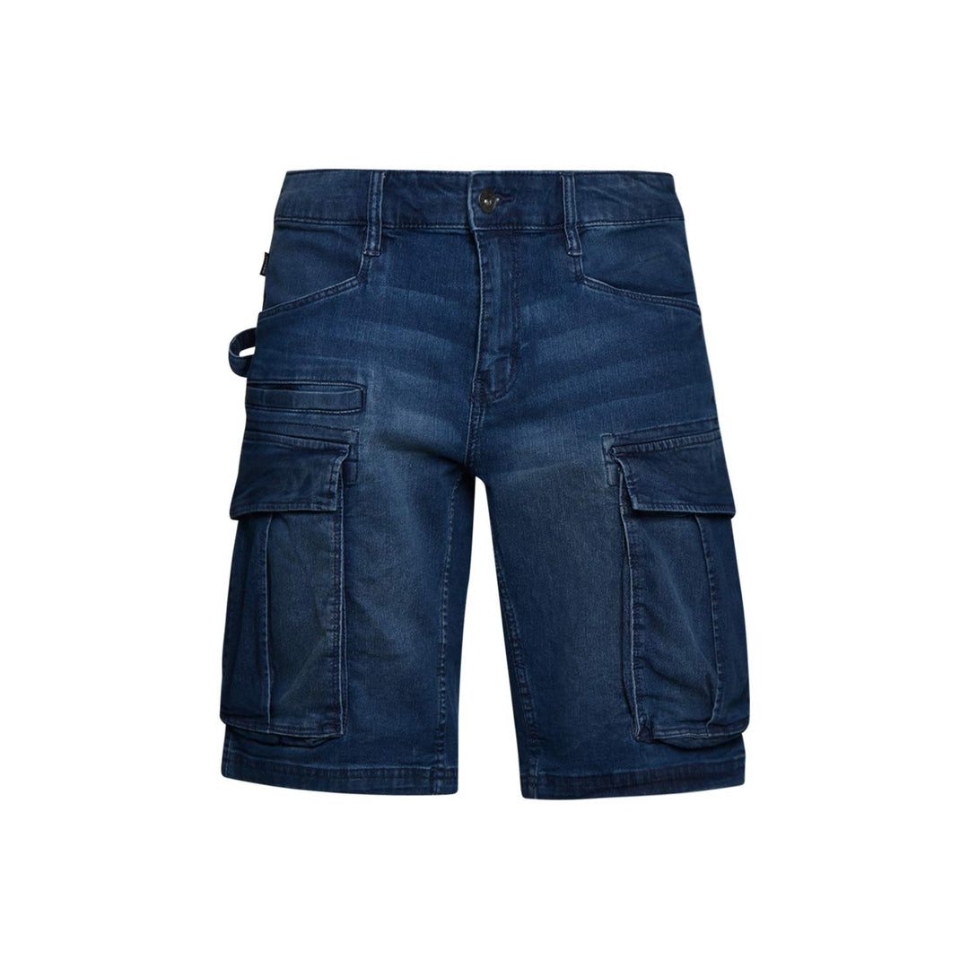 Diadora 702.177655 Denim pants BERMUDA STONE CARGO LIGHT, Blue Atlantic/Teal Green,Blue Atlantic/Tea