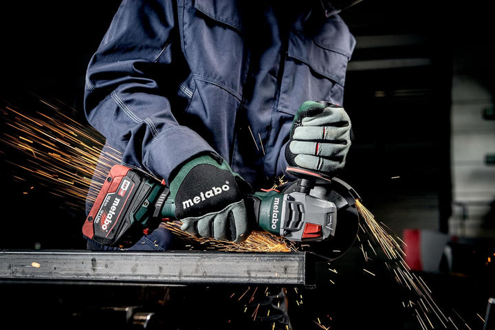 Metabo Akku-Winkelschleifer W 18 LT BL 11-125 – 613052850 – 18 V – Schleifer mit kraftvollem Brushle