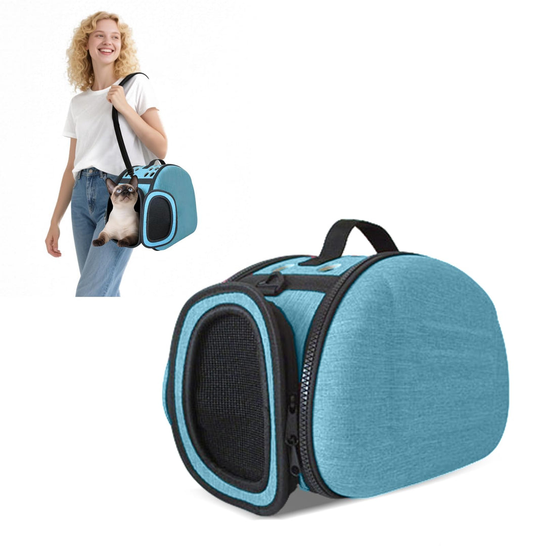 PETCUTE Hundetasche Katzentragetasche Haustiertragetasche Transporttasche Reisen Transportbox für We