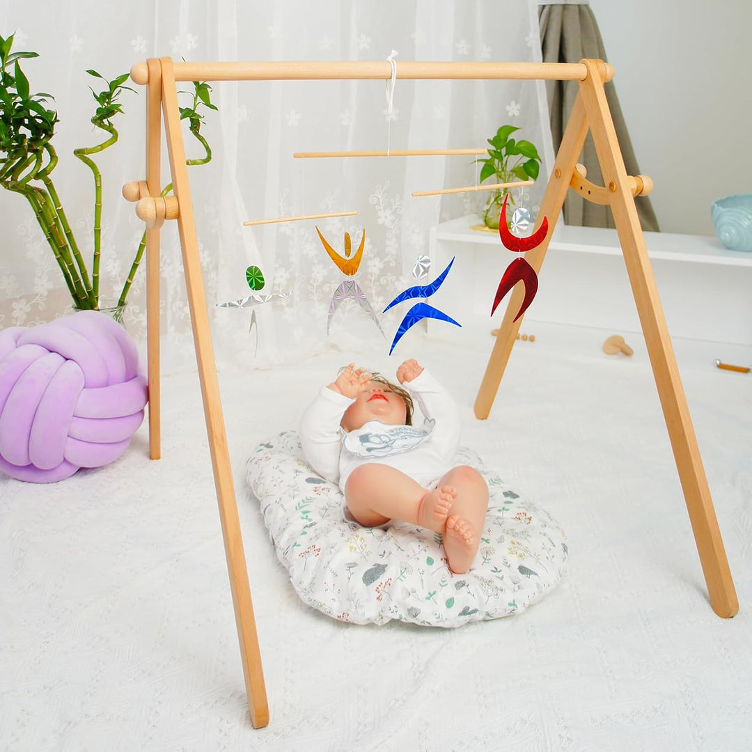 Purgano Bunte Tänzer Mobile, Montessori-Mobile, Babyspielzeug, Wickelspielzeug, Visuelle Verfolgung,