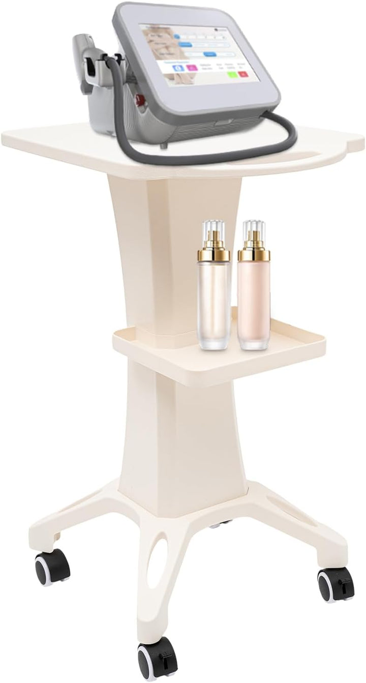 Futchoy Rollwagen 2 Schicht Wheel Gerätewagen Friseur Rollwagen Beauty Salon Spa Instrument Cart für