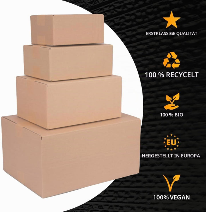 verpacking 100 Faltkartons Versandkartons DHL Kartons 150 x 150 x 80 mm, KK-05, 1-wellig 150 x 150 x
