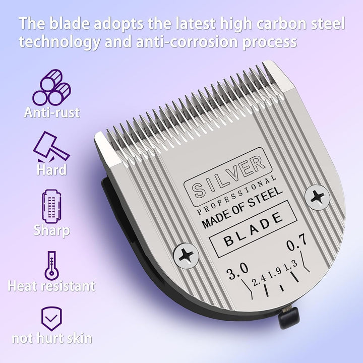 3PCS 5 in 1 Ersatzklingen Kompatibel mit Wahl Bravura Clipper .Chromado，Creativa，Figura Hundescherma