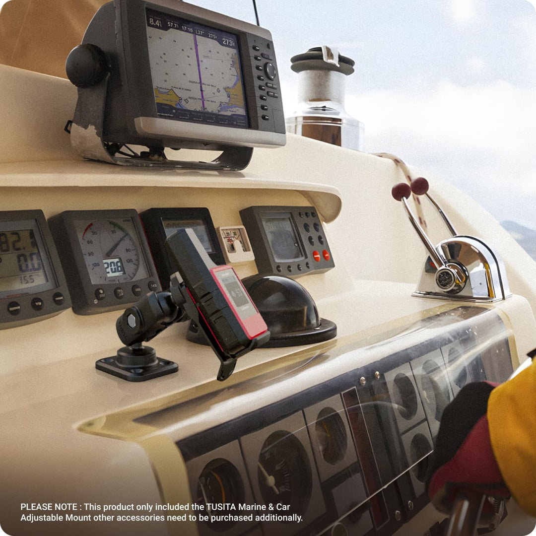 TUSITA Marine & Auto Verstellbare Halterung Kompatibel mit Garmin Handheld - GPS System Zubehör