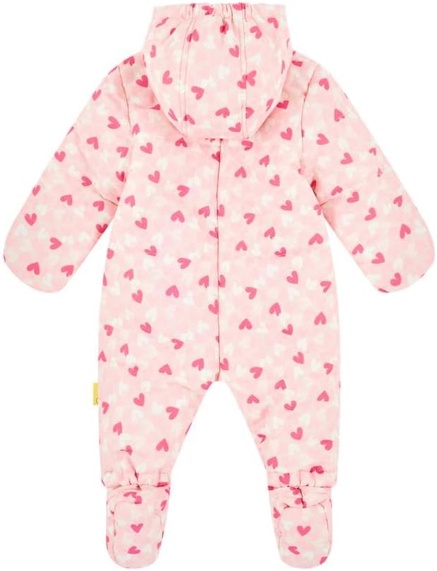 Steiff Baby - Mädchen Schneeanzug mit Fuss Schneeanzug (1er Pack) 68 CHALK PINK, 68 CHALK PINK