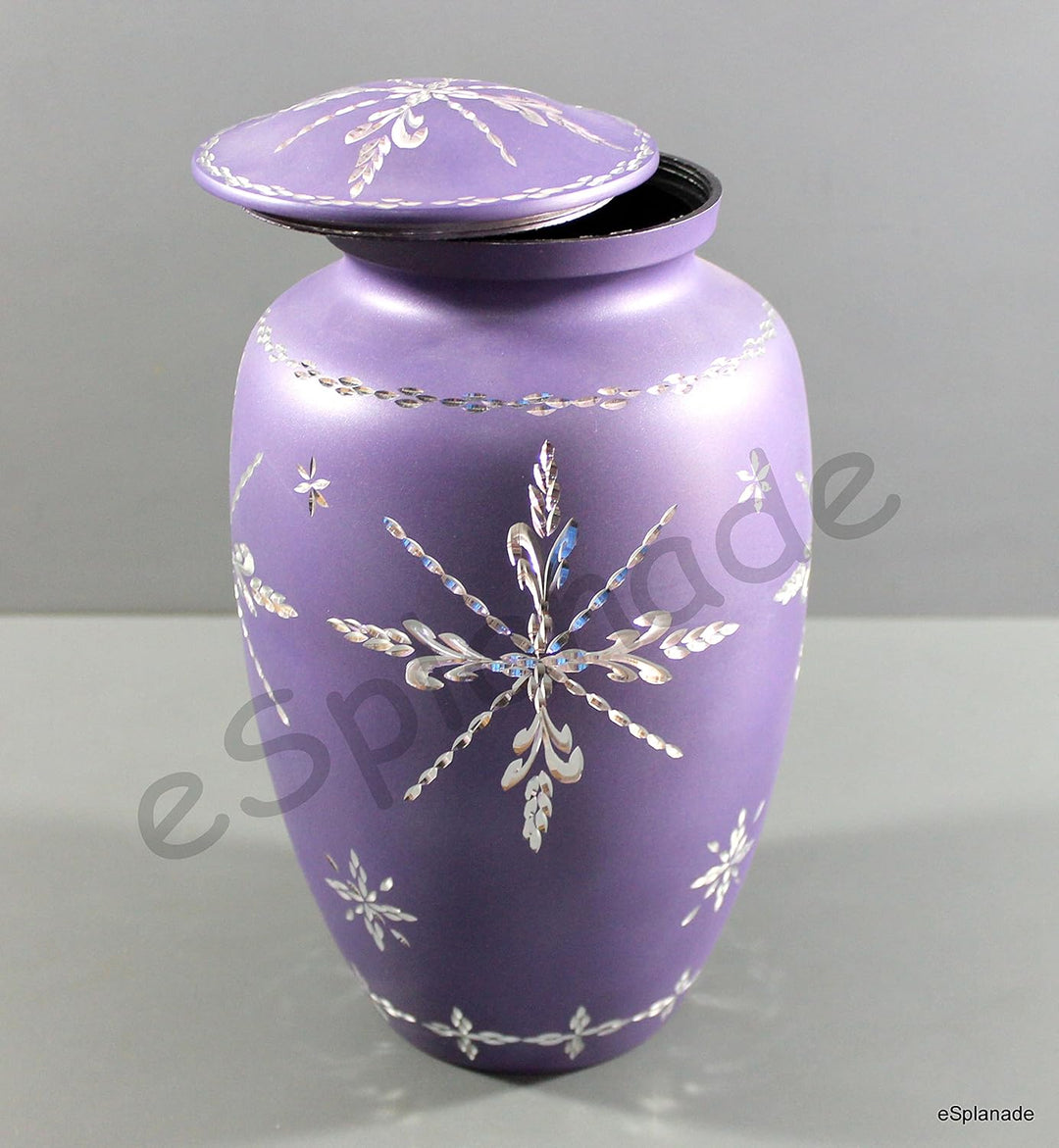 eSplanade Urne Memorial Container Jar Pot | Verbrennungsurne | Full Grösse Standard Urns | Metall Ur