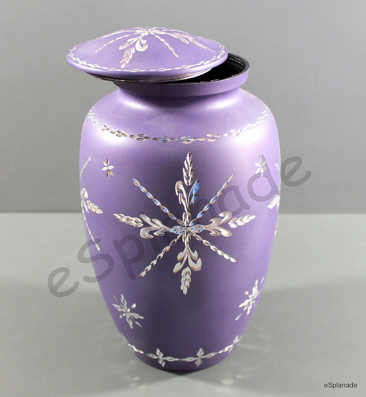 eSplanade Urne Memorial Container Jar Pot | Verbrennungsurne | Full Grösse Standard Urns | Metall Ur