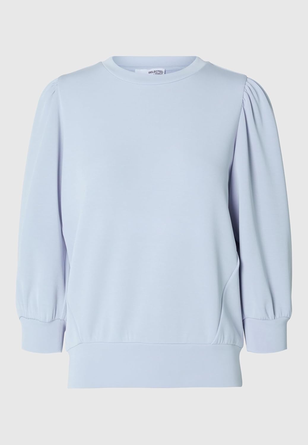 SELECTED FEMME Female Sweatshirt Puffärmel XS Cashmere Blue, XS Cashmere Blue
