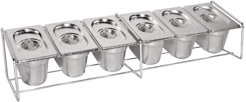 Vogue, 12318 Drahtständer, 150 x 680 x 160 mm, Edelstahl, zum Kochen, Aufbewahren von