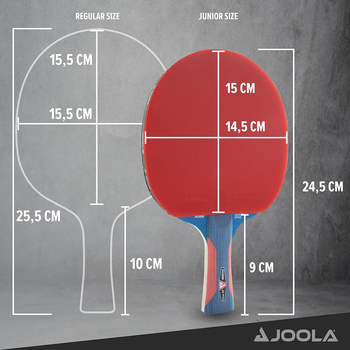 JOOLA Tischtennisschläger Rosskopf Junior Pro ITTF genehmigter Kinder Wettkampf Tischtennis-Schläger
