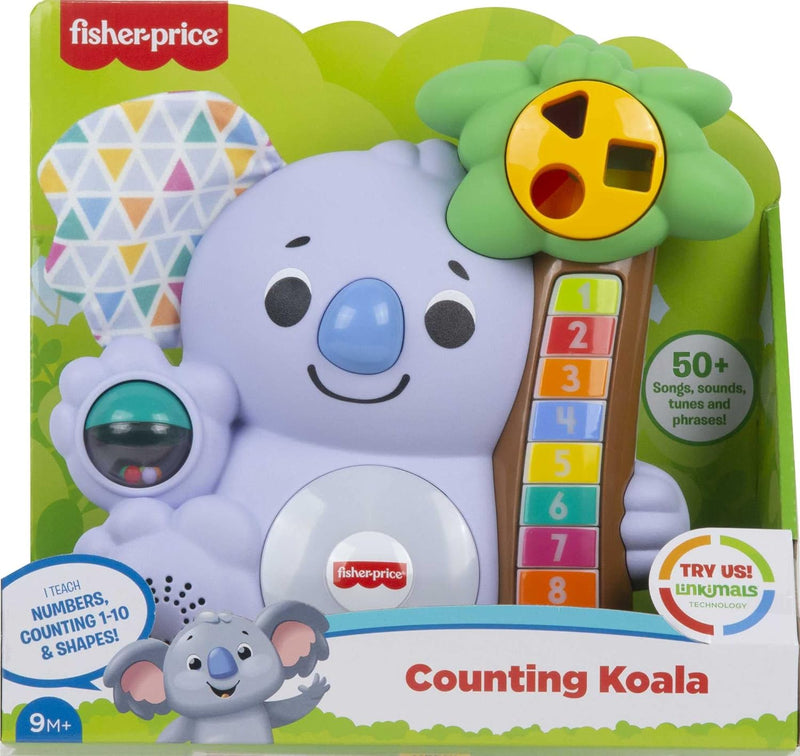 Fisher-Price GRG67 -BlinkiLinkis Koala, musikalisches Lernspielzeug für Babys und Kleinkinder, Babys