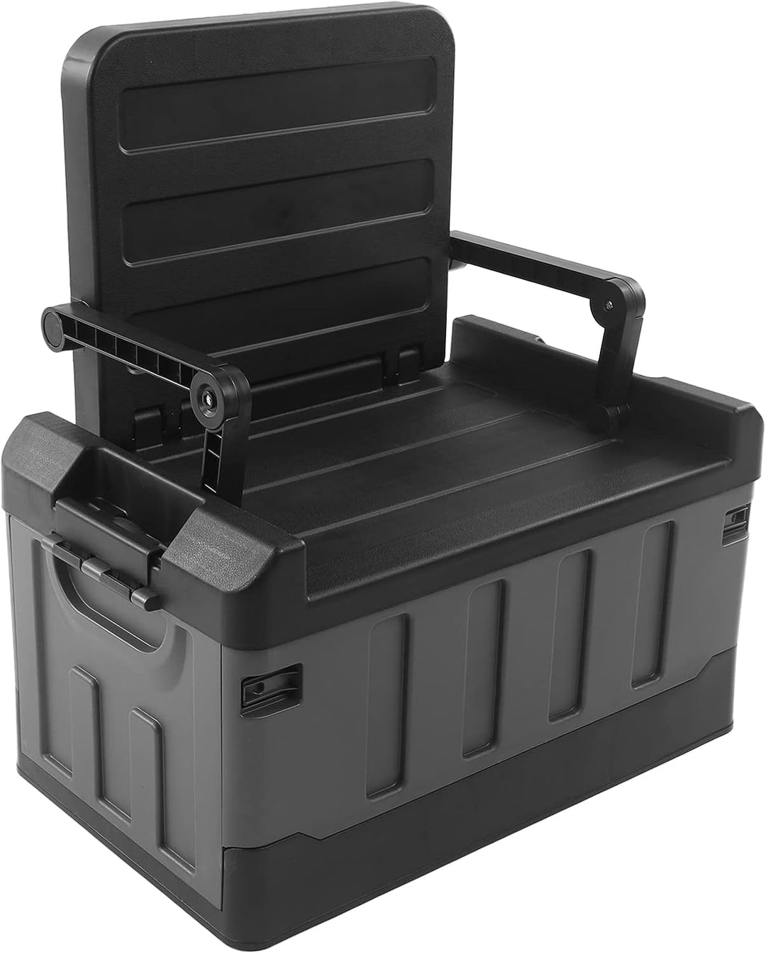 Ejoyous Kofferraum Organizer, Aufbewahrungsbehälter mit Faltbarem Sitz Als Wartungsbox für Heimaufbe