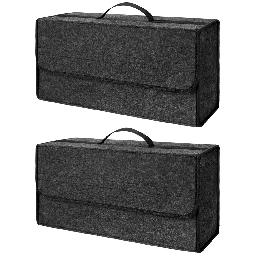 Auto Kofferraum Organizer klett,Faltbar Kofferraumtasche,Rutschfest Filz Auto Organizer Toolbag für