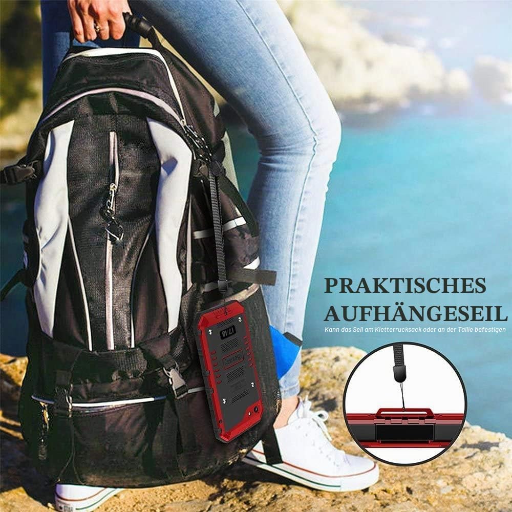 Beeasy für iPhone 8/7 Hülle, iPhone SE 2020/2022 Hülle Wasserdicht Outdoor Stossfest Handyhülle Mili